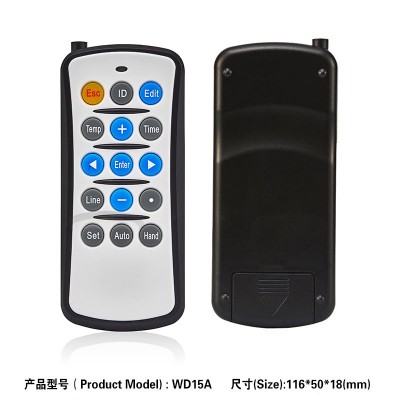 Professional supply white and black wireless elegant remote control shell of adjustable bed