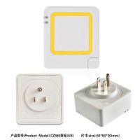 Special design LCD screen standard grounding electric wall switch socket case made in china